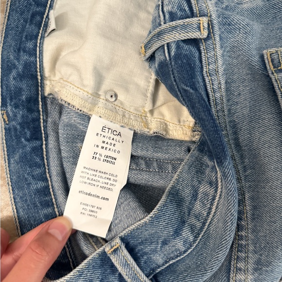 Etica Skylar cuffed denim boy shorts - Picture 5 of 7